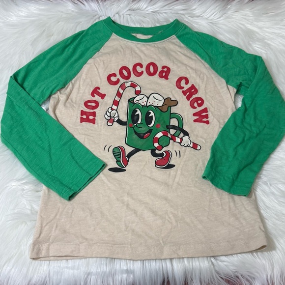 Jumping Beans Festive Holiday Raglan Shirt – Kids Size 7 - Picture 3 of 13